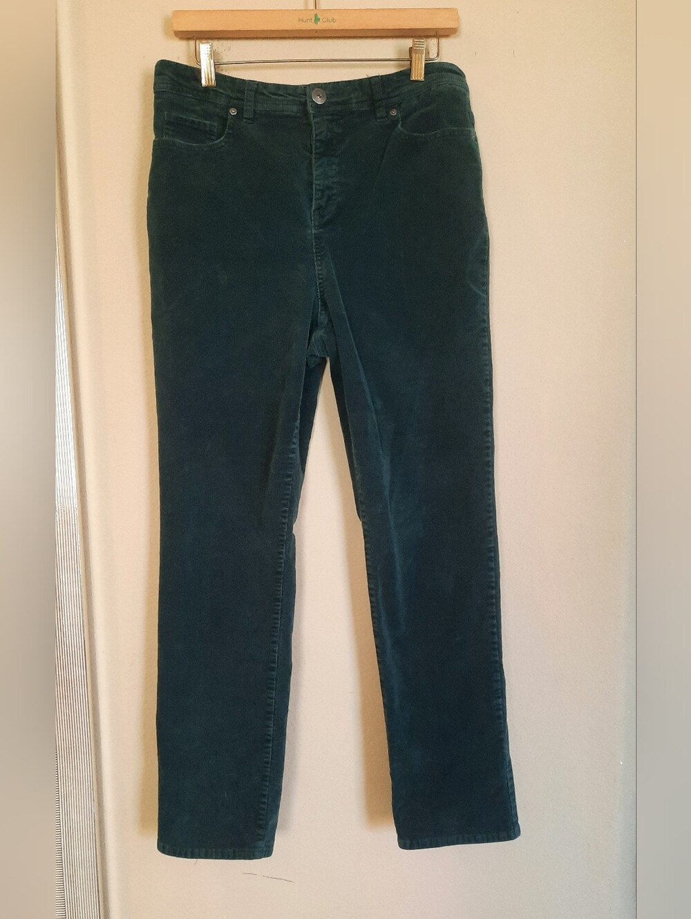 Style and Co Women's Dark Green Corduroy Jeans